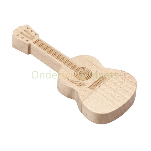 USB-stick gitaar hout 16GB