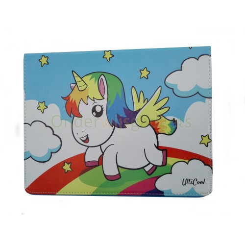 iPad Air 1 case hoesje Eenhoorn Unicorn Regenboog 