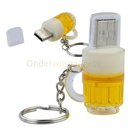 USB-stick bier pul / glas 16GB