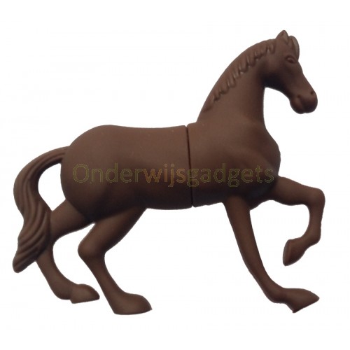 USB-stick paard bruin 16GB