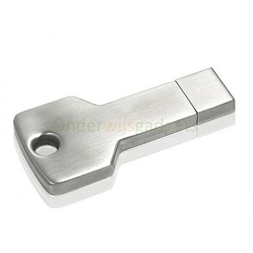 USB-stick Sleutel zilver metaal 8GB