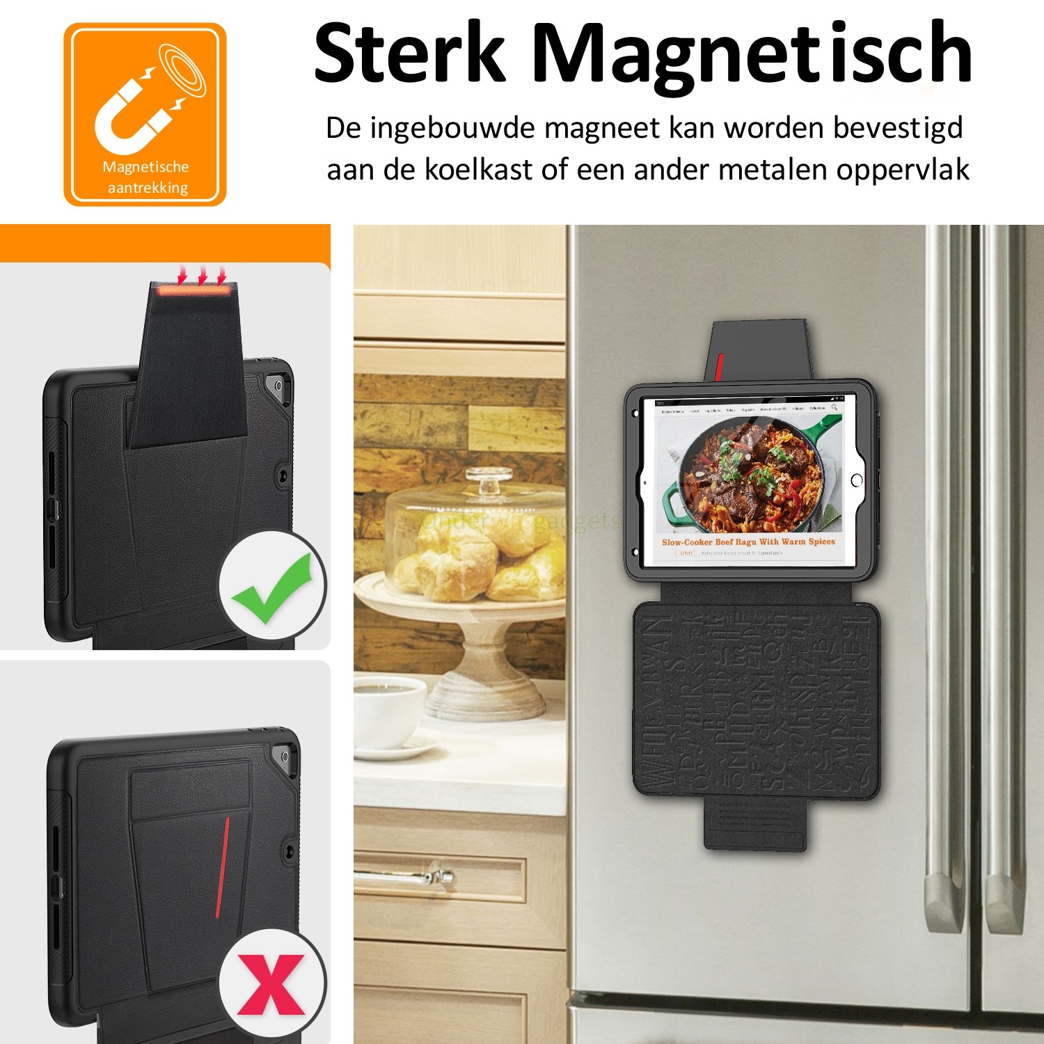 binding kalender terug Dasaja – iPad 9.7 (2017 / 2018) Magnetische case hoes – 5 standen case – met kaarthouder – met sterke magneet voor ophangen aan koelkast / ijzer – 3 lagen iPad bescherming - hoge kwaliteit - zwart binding kalender terug Dasaja – iPad 9.7 (2017 / 2018) Magnetische case hoes – 5 standen case – met kaarthouder – met sterke magneet voor ophangen aan koelkast / ijzer – 3 lagen iPad bescherming - hoge kwaliteit - zwart