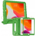 iPad 10.2 (2019 / 2020 / 2021) kinderhoes groen met ingebouwde screenprotector