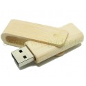 USB stick bamboe uitklap model 16GB