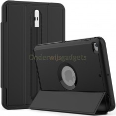 iPad mini 4 / 5 schokbestendige case met screenprotector en Trifold standaard zwart