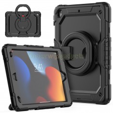 Dasaja iPad 10.2 (2019 / 2020 / 2021) case met screenprotector geschikt voor kinderen, horeca en bouw