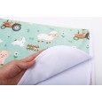Wasbare Onderlegger Waterdichte Matrasbeschermer & Speelmat – 145 × 90 cm - Little Farmer – Tiny Tulip - Voor Bed Hondenmand – Beschermhoes tegen Plas