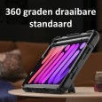 Dasaja iPad mini 6 case / hoes met screenprotector, handriem en schouderriem voor Horeca en Bouw