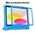 iPad 10.9 (2022) kinderhoes blauw met ingebouwde screenprotector