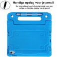 iPad 10.9 (2022) kinderhoes blauw met ingebouwde screenprotector