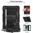 Dasaja iPad 10.9 (2022) case / hoes met screenprotector, handriem en schouderriem voor Horeca en Bouw