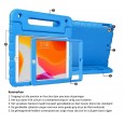 iPad 10.2 (2019 / 2020 / 2021) kinderhoes blauw met ingebouwde screenprotector