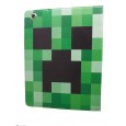 iPad 2, 3, 4 Minecraft case groen