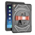 360 graden draaibare, rugged, iPad 10.2 (2019 / 2020 / 2021) case met screenprotector zwart