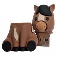 Paard USB-stick 64GB - Bruin