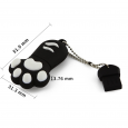 USB-stick Kattenpootje Zwart / wit 8GB