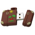 USB stick reis travel koffer zon palmboom retro vintage 32GB