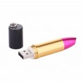 USB-stick lippenstift goud / roze 8GB