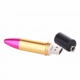 USB-stick lippenstift goud / roze 128GB high speed (USB 3.0)