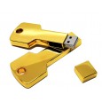 USB-stick Sleutel goud metaal 8GB