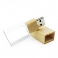 USB-stick glas en hout 32GB